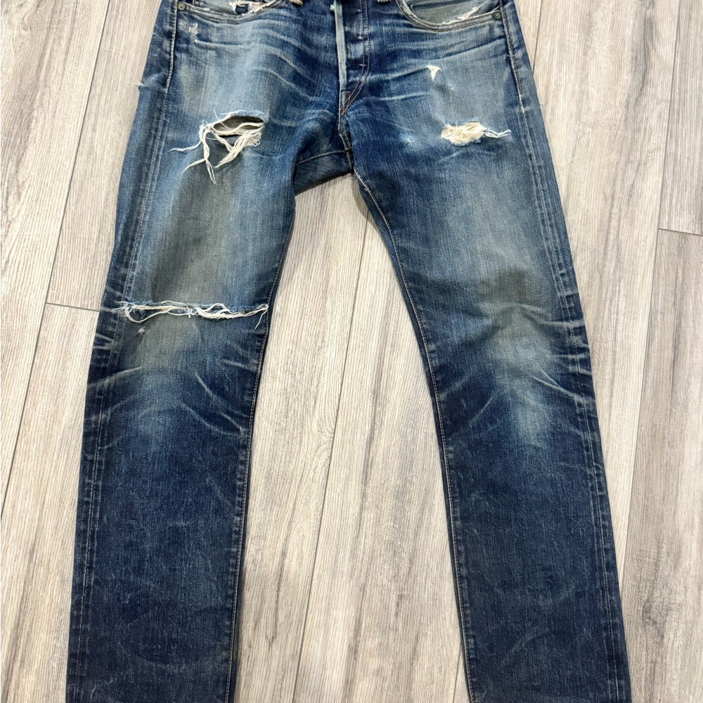 Ralph Lauren RRL Slim Fit Japan Woven Selvedge Jeans